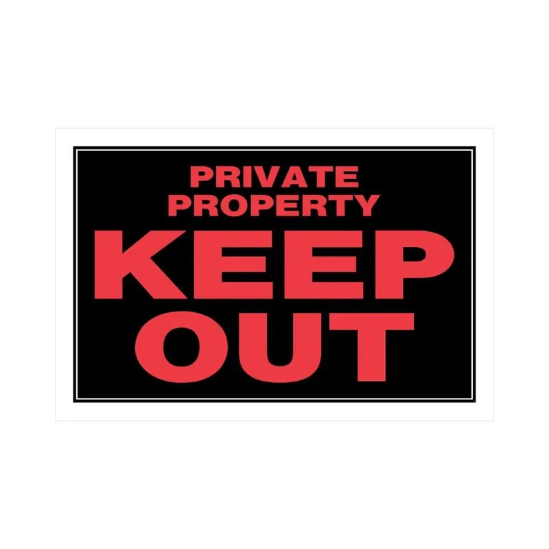 True Value TV101267 8x12 BLK/RED P/Out Sign