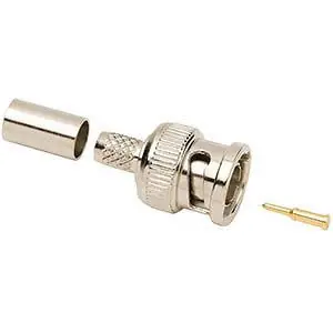 Allen Tel GBNC-108B-75 75 Ohm BNC Male Crimp-Style Coaxial Connector RG 59 / RG 62