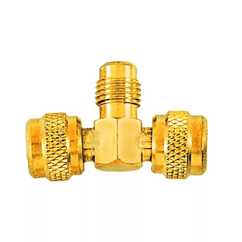 C&D Valve CD2613 Female Flare Coupler Set Brass