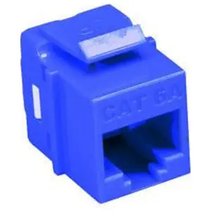 Allen Tel AT10G-20 Cat 6a 10Gb Jack Module Blue