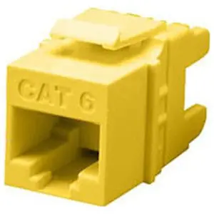 Allen Tel AT66EZ-04 Cat 6 E-Z Jack Module Yellow