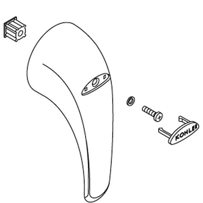 Kohler 1001726-CP Handle Kit in Polished Chrome