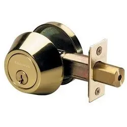 Master Lock DS0603KA4 Door Deadbolt KW1 Single Cylinder 4-Way Adjustable Backset Keyed Alike