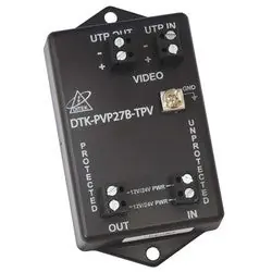 DITEK DTK-PVP27BTPV Fixed Camera Surge Protector for 12/24V TWISTED PAIR CIRCUIT