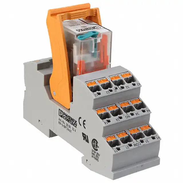 Phoenix Contact 2903315 Relay Module Push-in Connection 2 PDTs 24Vdc Input