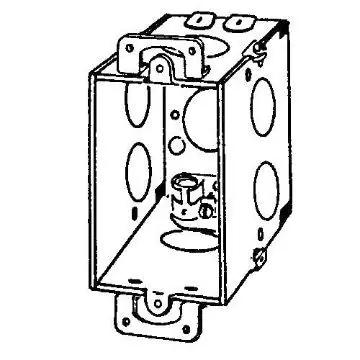 Appleton 174F Square Corner Gangable Switch Box 14 cu-in 1 Gang 174F NER