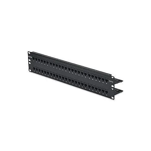Belden DC6PPF2U48BK CAT6 Patch Panel, 48 Port, 2U