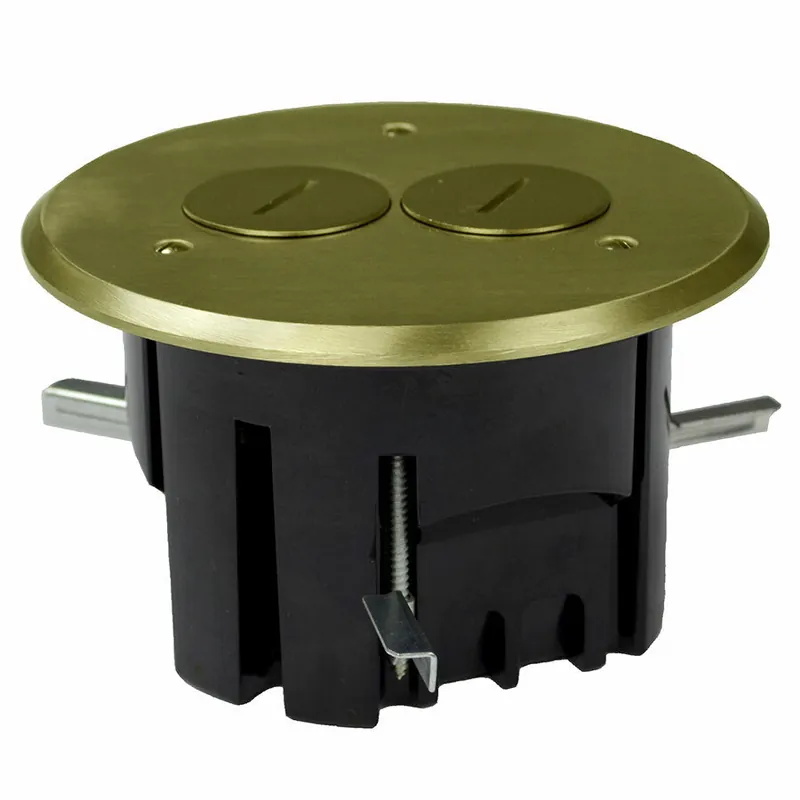 Allied Moulded Products FB-3 Round Floor Box; 4 Inch Dia x 3 Inch Depth, Thermoplastic, 24.5 Cubic-Inch