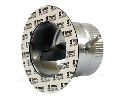 LUKJAN TA40D16 Round Adhesive Takeoff Collar With Damper 16 Diameter 1215