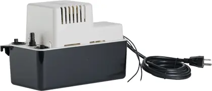 Little Giant 554421 Automatic Condensate Removal Pump - 115V, 80GPH at 1' - Replacement MPN