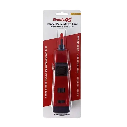 Simply45 S45-P300 PROSeries Punchdown Tool with 110 Blade