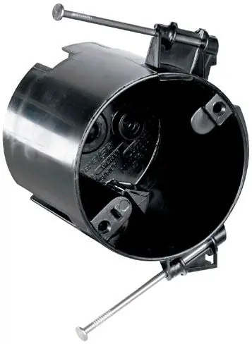 Pass & Seymour C118RAC Non-Metallic Ceiling Box 50LBS (3.25 IN ROUND)