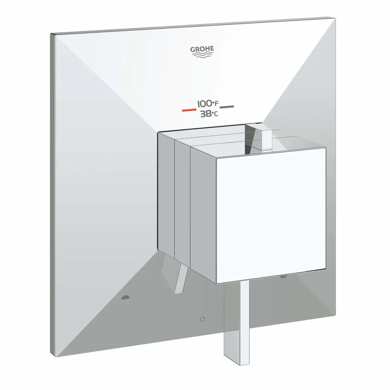 Grohe 19794000 Dual Function Thermostatic Valve Trim in GROHE CHROME