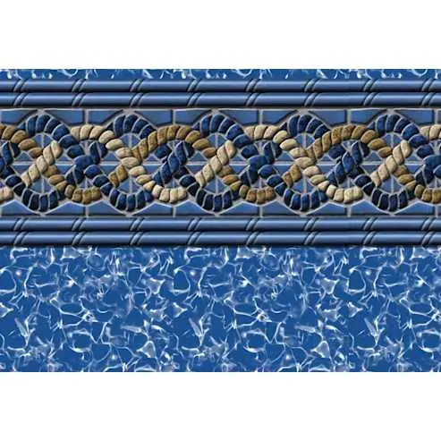 GLI POOL PRODUCTS 05-0024RD-CON-UB-48 Unibead Above Ground Pool Liner - 24 ft Round, 48 in Wall