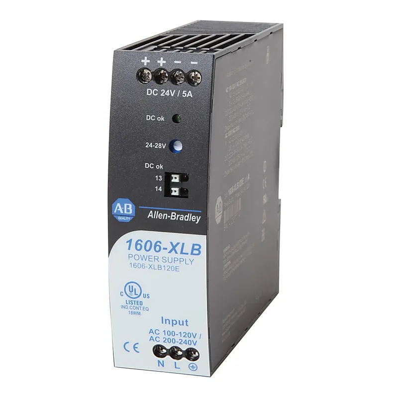 Rockwell Automation 1606-XLB120E Basic Power Supply 24-28V DC 120 W 85-132V /170-264V AC Input Voltage