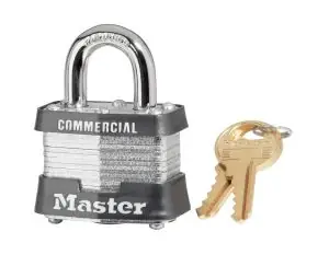 Master Lock Company 3LFKA3934 Tumbler Padlock Keyed Alike 1-9/16 Width 2 3934 Key