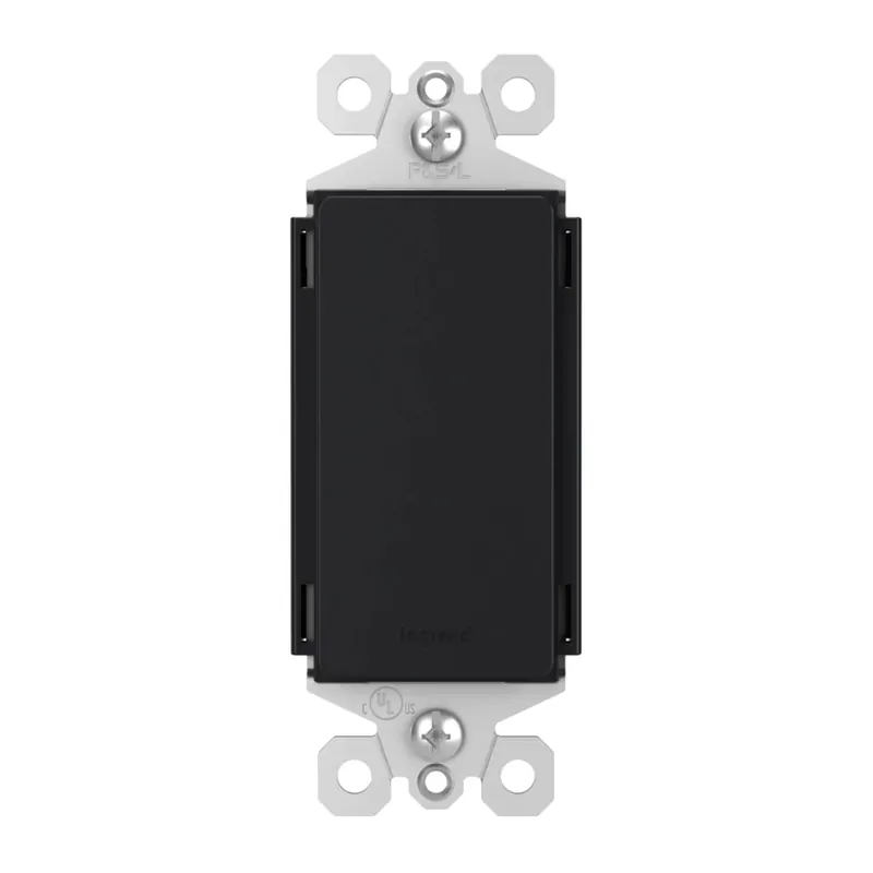 Legrand 326RBK P&S Radiant Blank Insert Black