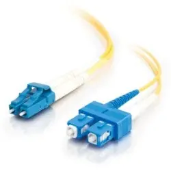 Quiktron 810-L47-017 5m LC-SC 9/125 OS2 Duplex Single-Mode PVC Fiber Optic Cable