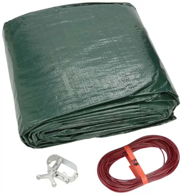 GLI Pool Products 45-0028RD-ESP-3-BX Aquacover Estate Plus 28-Feet Round Solid Winter Cover System for Above Ground Pools