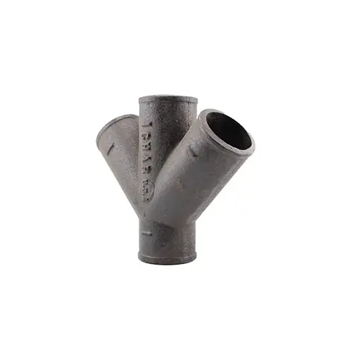 Charlotte Pipe and Foundry NHDBYN 2 inch No-Hub Cast Iron Double Wye, ASTM 888