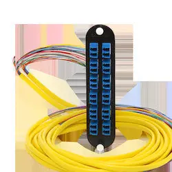 CORNING CCH-CP24-A9-P03RJ Closet Connector Housing Panel, pigtailed, LC Connectors Duplex, UPC, 24 F, Single-mode (OS2)