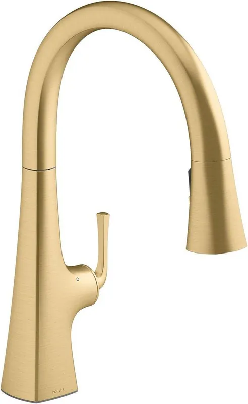Kohler 22068-2MB Graze Single Handle Pull Down Touchless Kitchen Faucet