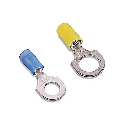 ABB RC363 Nylon-Insulated Ring Terminal - 12-10 AWG - #10 Bolt