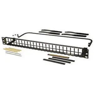 Ortronics OR-PHDHJU48 HDJ Series Unloaded Flat Panel 48-Port 1 RU Black