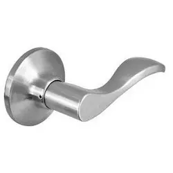 Master Lock WLRH0515BOX Door Lock, Keyed Different, Dummy, Right Hand Wave Lever, Satin Nickel, For Passage, 8 Each Per Box