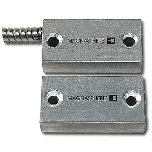 Magnasphere MSS-321S-C36-L3.5 MSS-300 Series Surface-Mount Contact with Armored Cable, 2-Open Loops, 1-Closed Loop