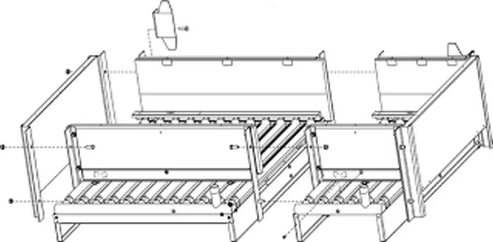 Weil McLain 383-300-038 LGB Gas Boiler Base Assembly, Size 4