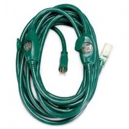 True Value 09001ME Master Electrician 25-Ft. 14/3 SJTW Green Outdoor Extension Cord