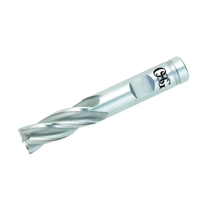 OSG 5400100 High Performance Non-Center Cutting Regular Length Single End Square End Mill, 1/8 in Dia Cutter, 3/8 in Length of Cut, 4 Flutes, 3/8 in Dia Shank, 2-5/16 in OAL