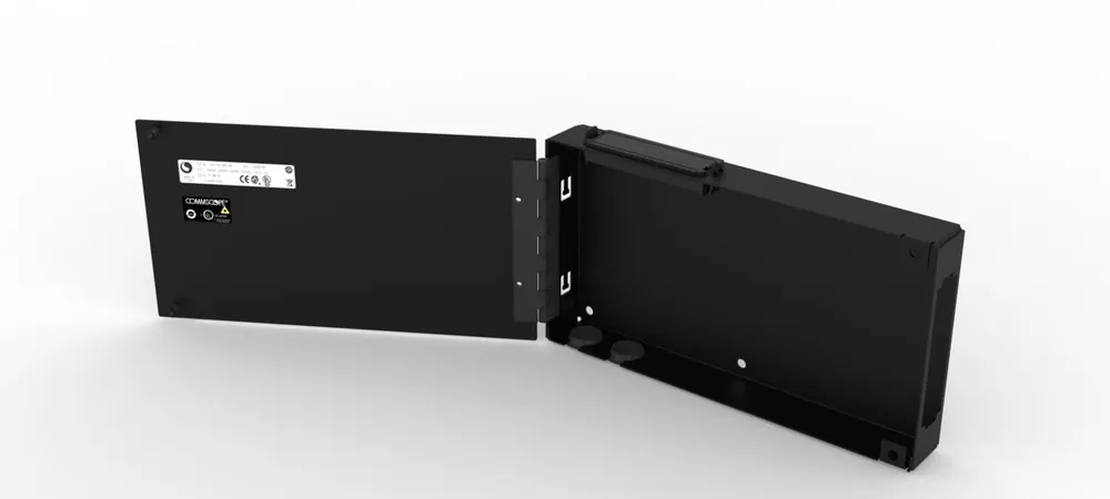 COMMSCOPE ENTERPRISE SOLUTIONS 760248900 Fiber Wall Enclosure Configured For 1 G2 Module, Cassette Adapter