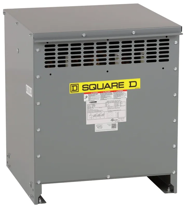 Square D EXN45T3H Transformer Dry Type 45kVA 480 Delta 208Y/120