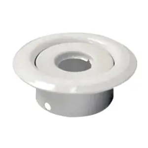 Victaulic SE01000040 FireLock V27 White Cold-Rolled Steel 2-Piece Recessed Escutcheon