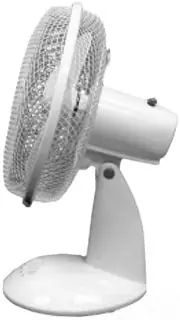 TPI ODF12 12 Oscillating Desk Fan, 3 Speed, 40 Height