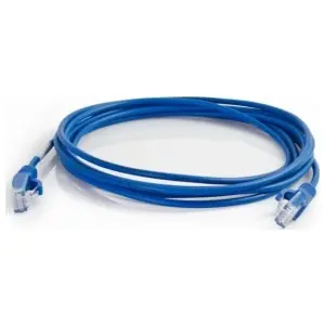 Quiktron 576-RD10-005 Value Series Snagless Ethernet Network Patch Cord Booted Cat 6 28 AWG 5 ft Blue