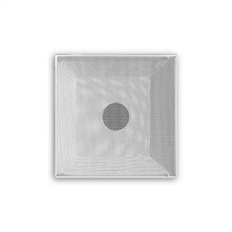 TRUaire 1444RG10 Perforated Return Grille 24 x 24 White with 10 Collar