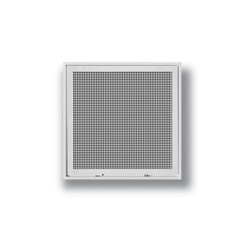 TRUaire 4050FG2DB T-Bar Aluminum Egg-Crate Return Air Filter Grille 24 x 24 inches