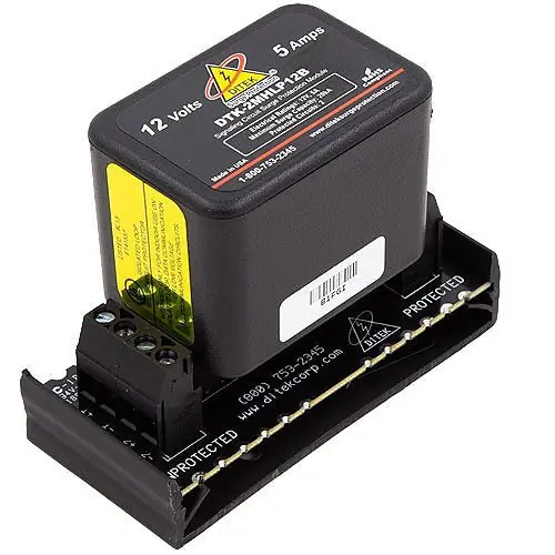 DITEK DTK-2MHLP12BWB Surge Protection Module for 12V Circuits