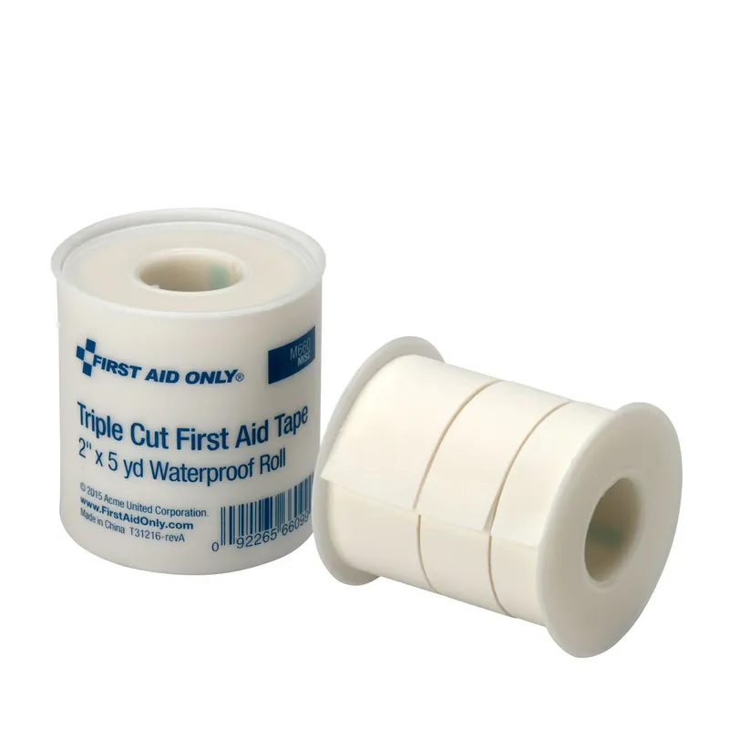 First Aid Only FIRST-90890 Triple Cut First Aid Adhesive Tape Waterproof 2 in 5 yd