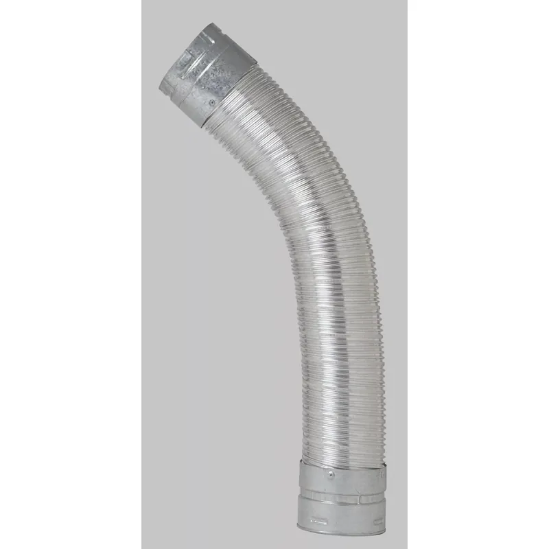 Metal-Fab MSWF0403 4 Inch B-Vent Singlewall Flex Connector 3 Foot Length
