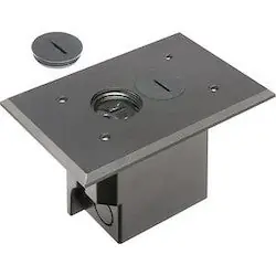 Arlington FLBR101BL Non Metallic Box With Metal Covers Power Adjustable 6.5 In L x 4.125 In W x 3.738 In H Replacement MPN