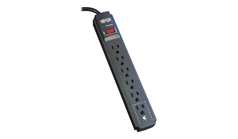 Tripp Lite TLP606B Power Strip with Six Outlets