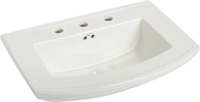 Mansfield 328-8 Lavatory Sink with Pedestal 24-3/8 in