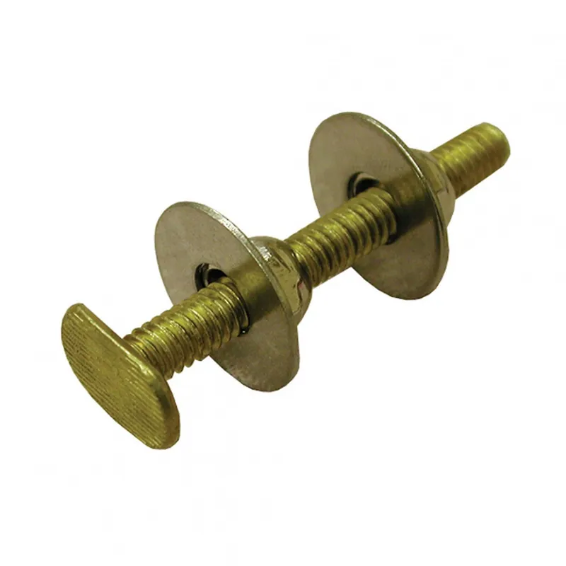 Jones Stephens C02992 1/4 x 2 1/4 Brass Closet Bolt - Elite Packs