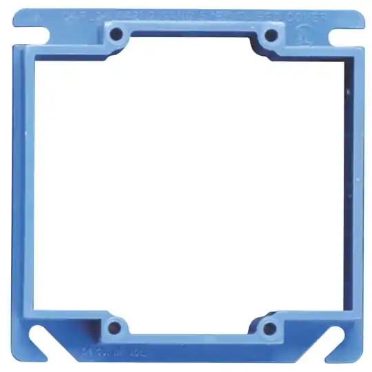 Carlon A421 2-Gang 4 Inch Side 5/8 Inch Raised Square Cover