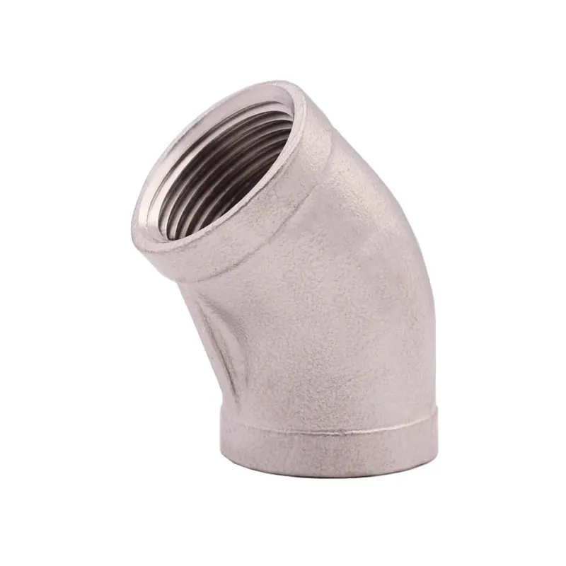 Legend Valve 404-021 45 Deg Elbow 1/4 In Threaded 304 Stainless Steel