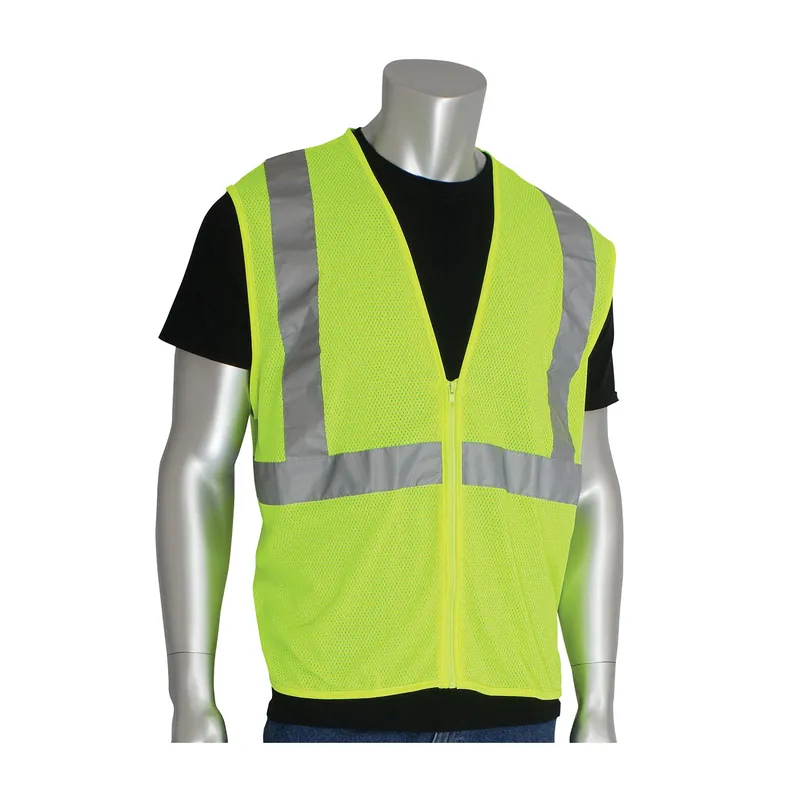 PIP PIPPR-302MVGZLY-3X Safety Vest Class 2 3XL ANSI 107 Type R